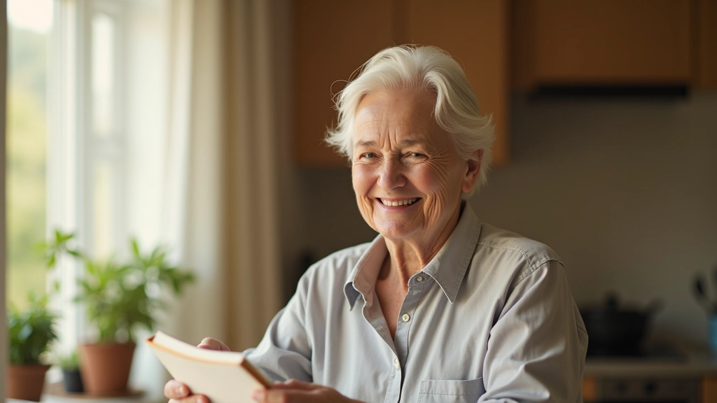 Person enjoying daily activities with confidence and ease after establishing mobility exercise routine